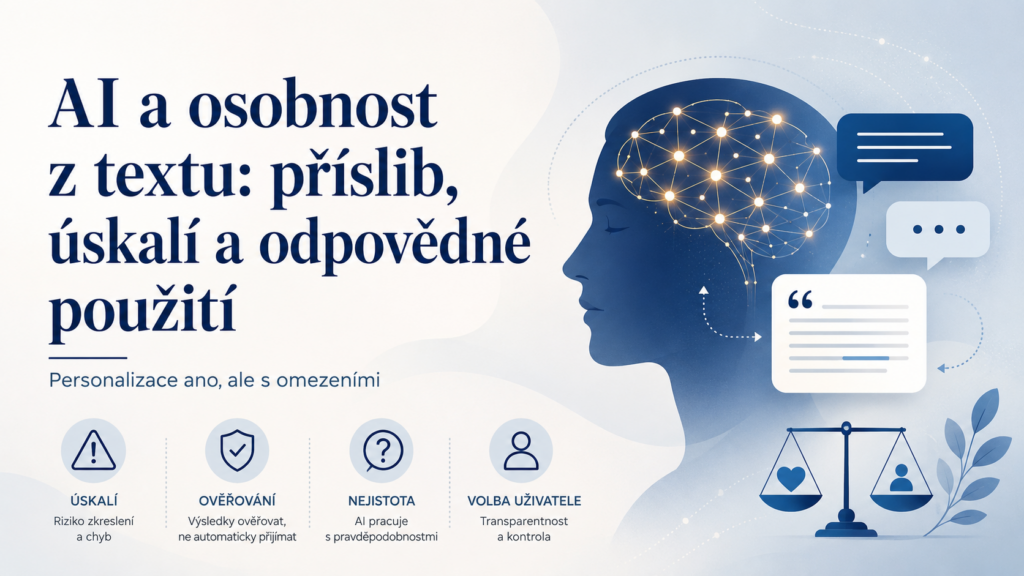 Může AI poznat osobnost z textu? Jen pokud jsme velmi opatrní